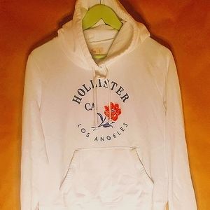 Hollister White Hoodie